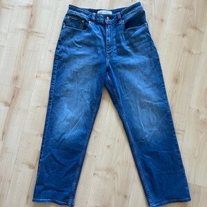 Calvin Klein Women's Denim High Rise Straight Jeans